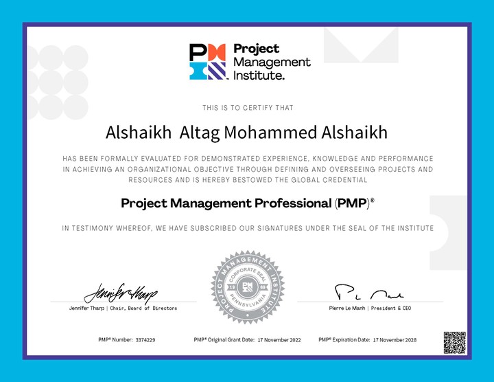 Certified PMP ®