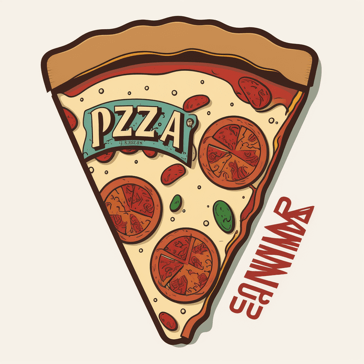 Pizza shop logo