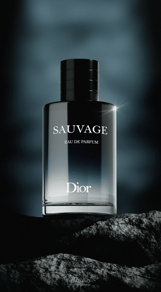 Sauvage perfume 3D Modeling