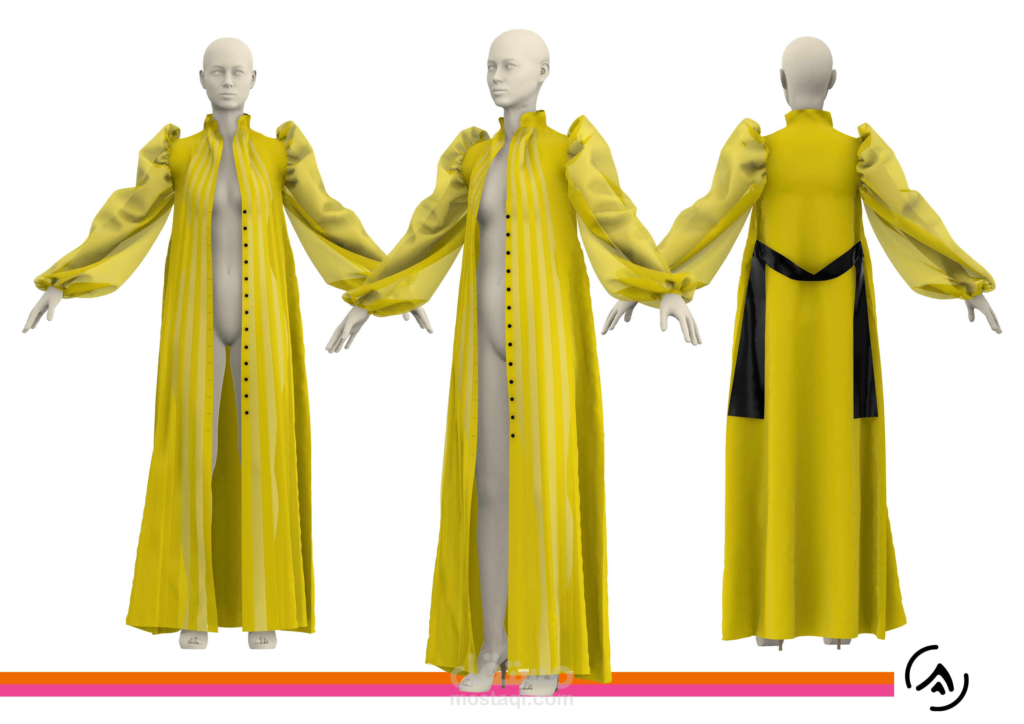 Diva Mini Ramadan Collection"Kaftan", by CLO 3D