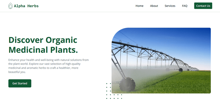 Building a Full-Stack Website for an Organic Farming Company using Latest Technologies