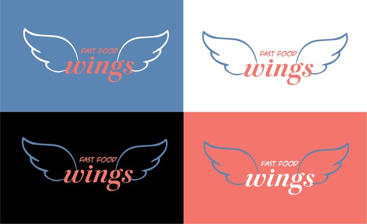 logo - wings fast food restaurant