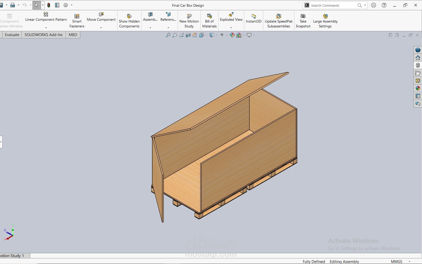 Car Box Design - تصميم صندوق خشبي