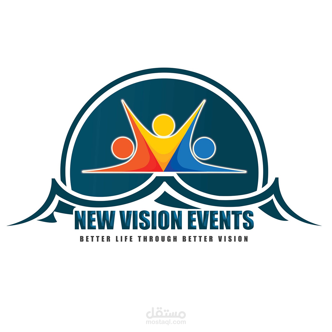 لوجو شركة new vision events