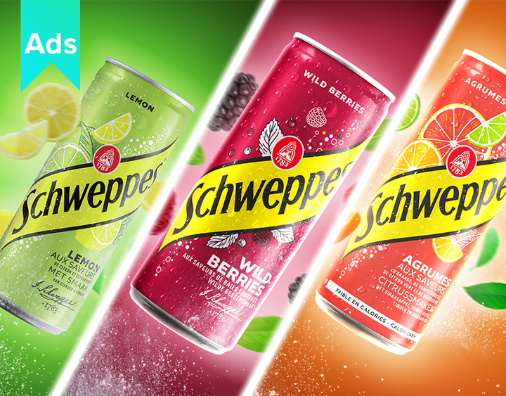 تصاميم (social media) لشركة Schweppes