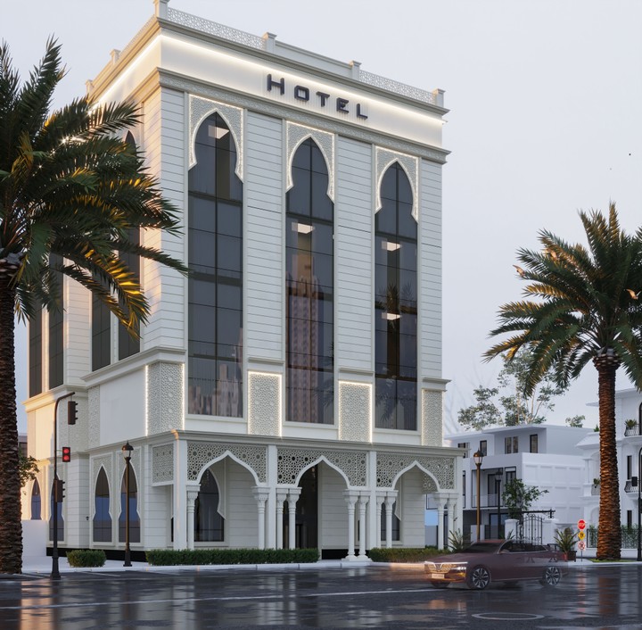 Exterior Hotel elevation - KSA