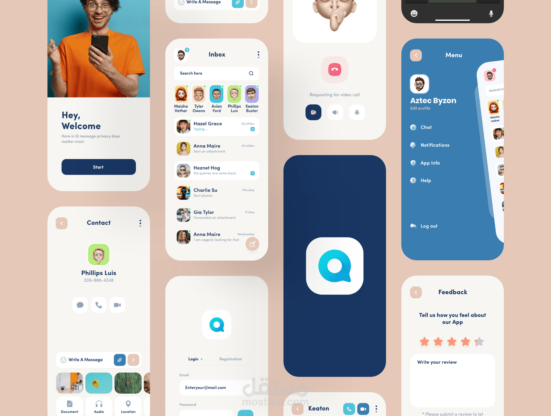 Chatting  App UI UX Design