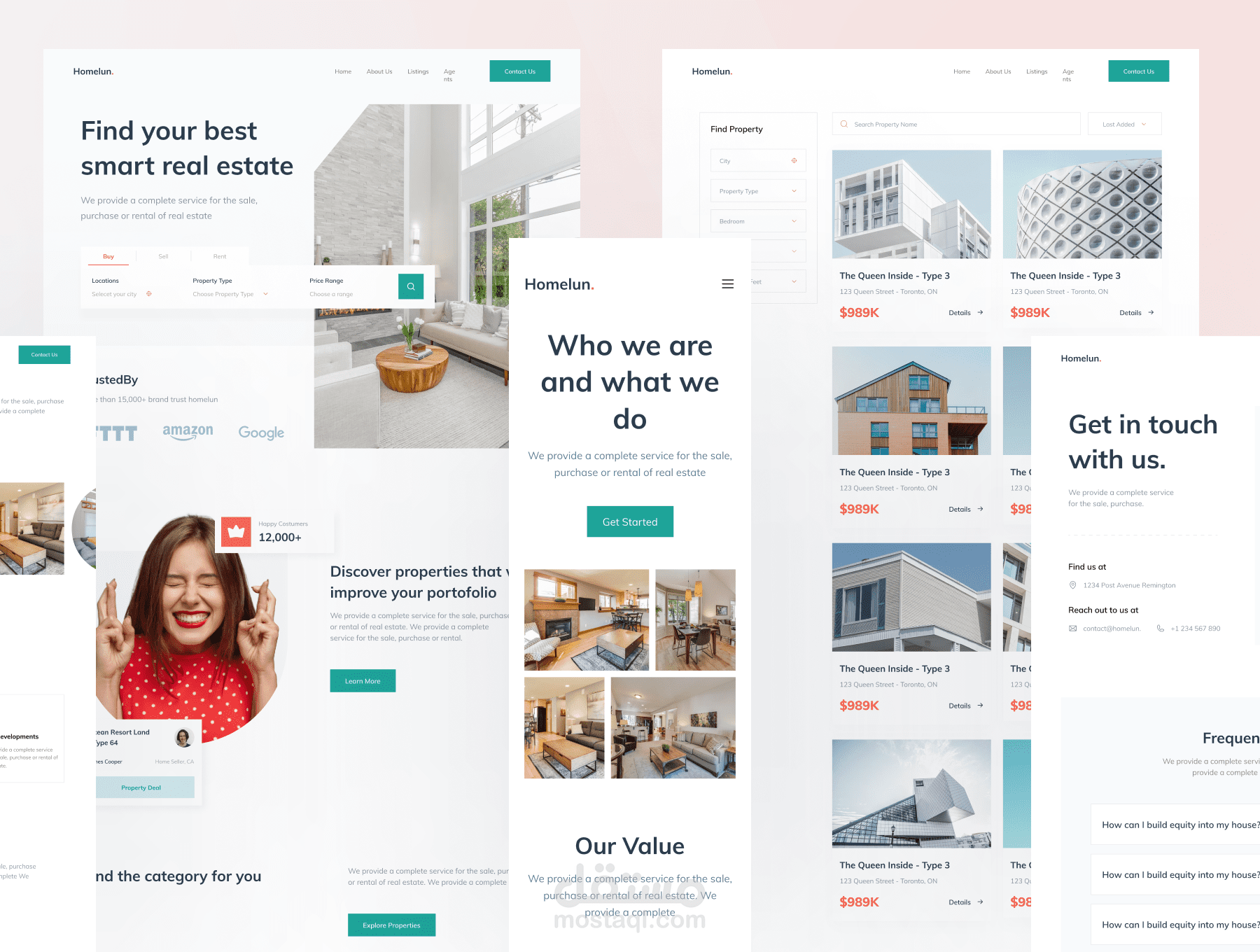 Apartment  Rent , Sale & Buy Website  Ui UX Design