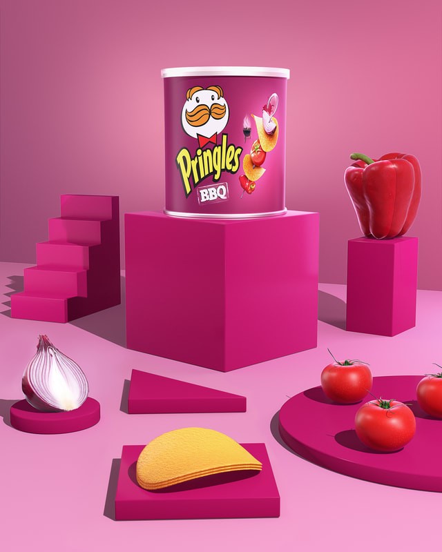 Pringles _Cinema 4D