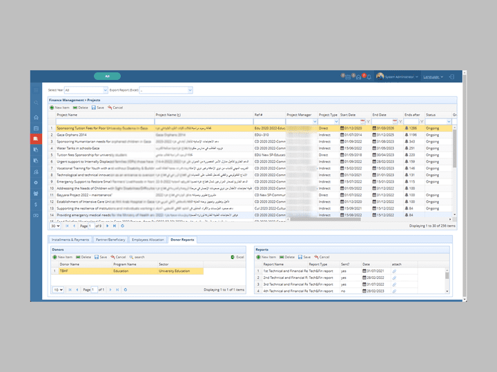 Project management system