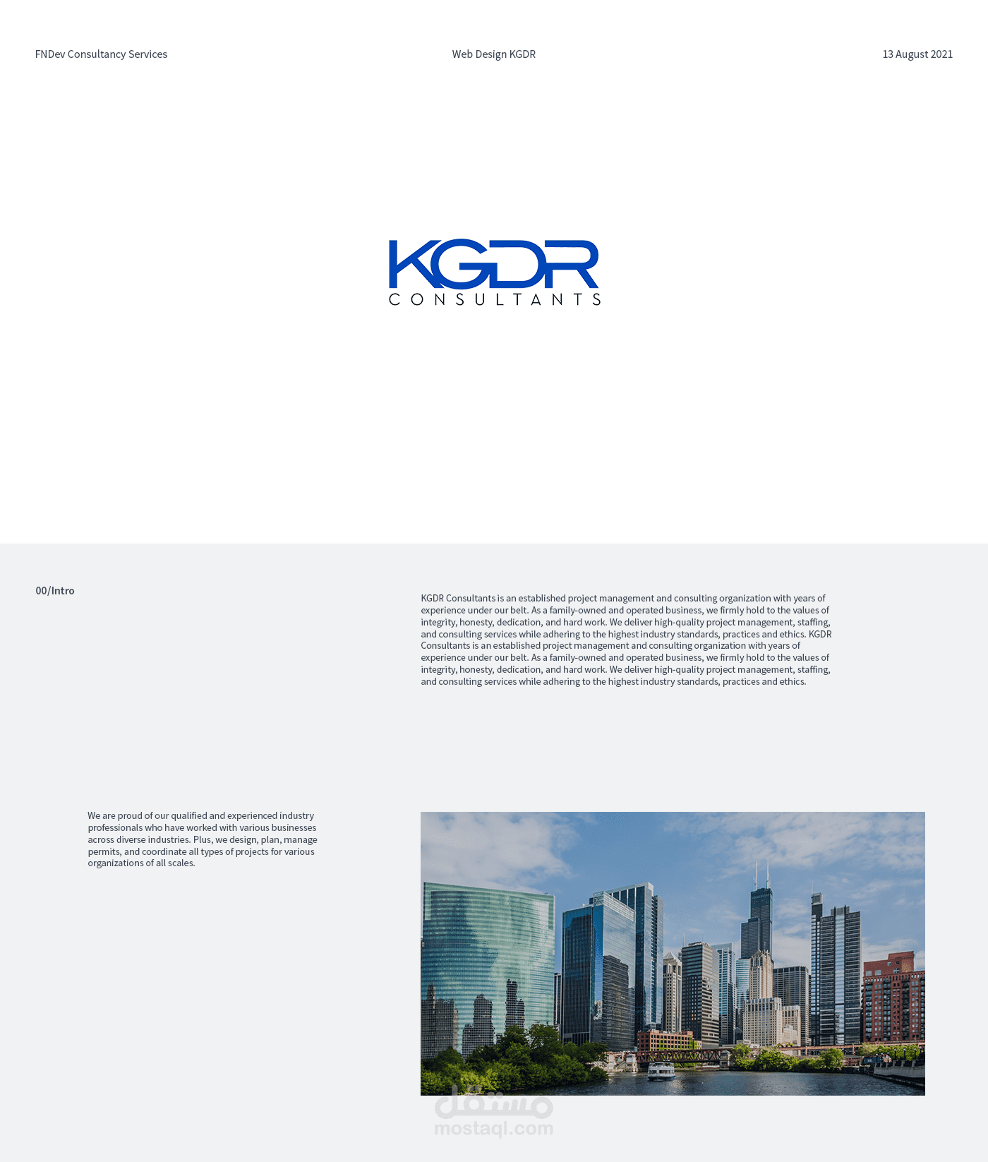 Website "KGDR"