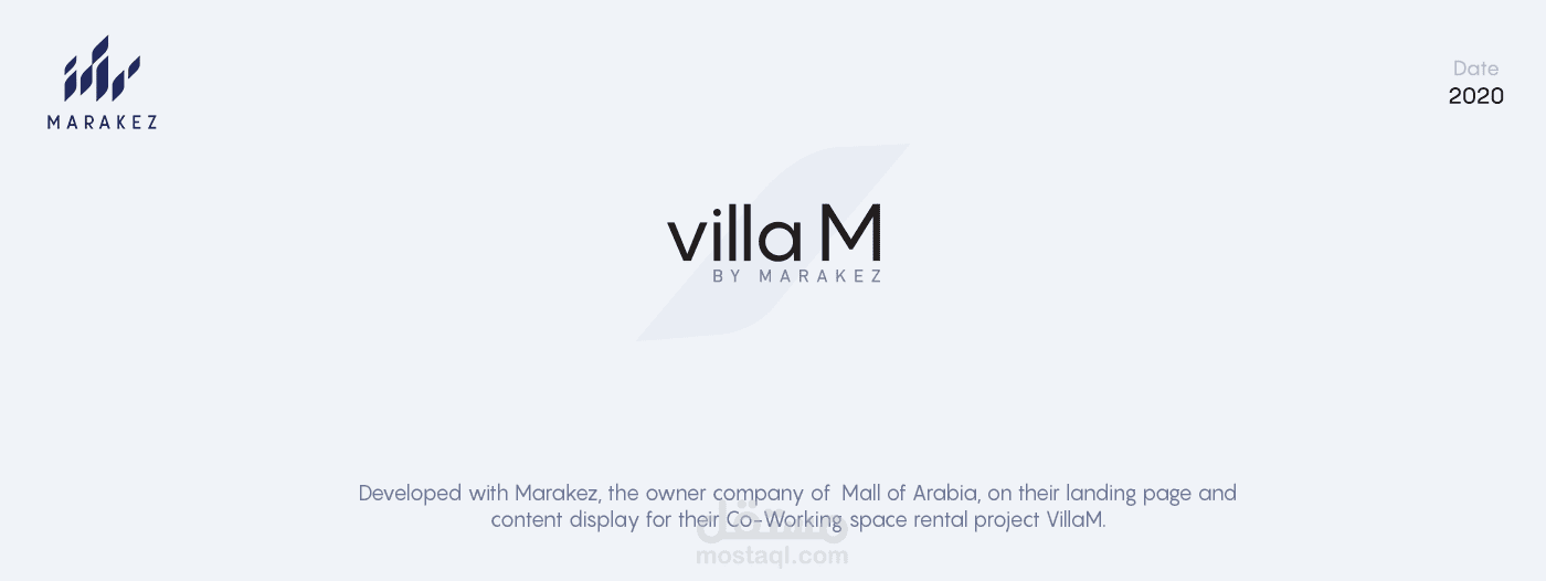 Landing Page "VillaM"