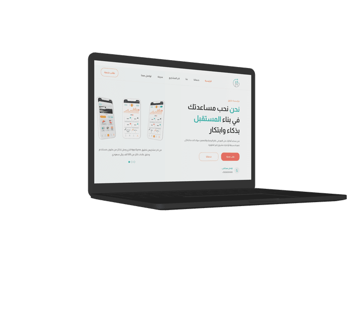 تصميم موقع ويب لمنصة فلوق للخدمات الرقمية