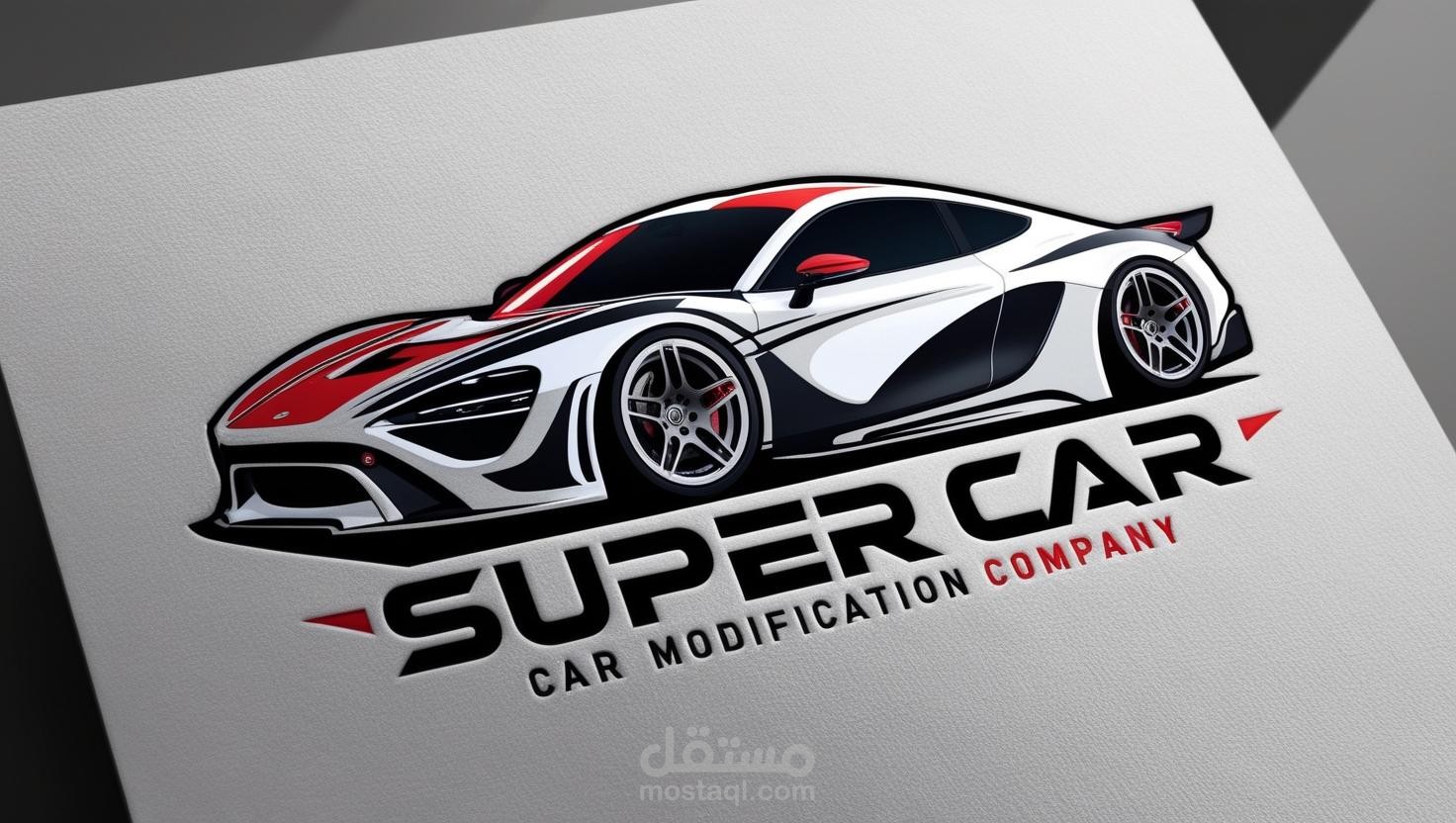 تصميم. شعار لشركه Super car