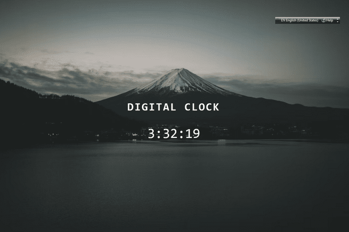 Digital Clock using HTML-CSS-JAVASCRIPT