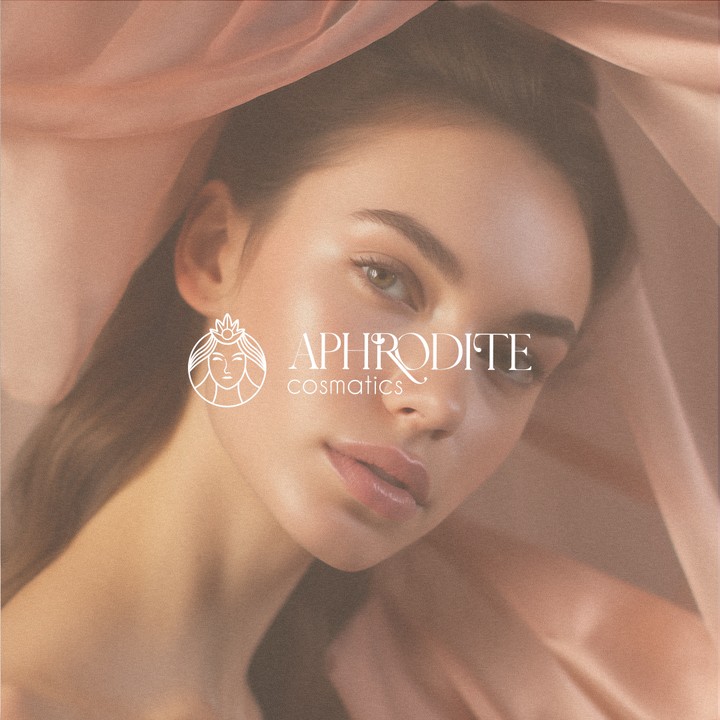 Aphrodite Cosmetics Logo & Brand Identity