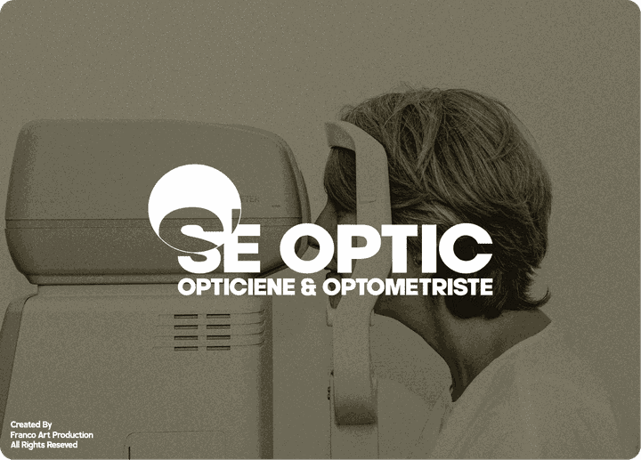 شعار لشركة " Se Optic "