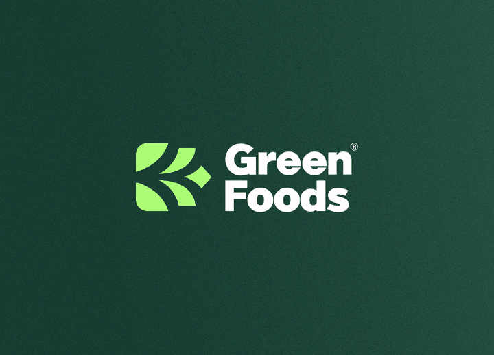 تصميم شعار لمطعم - Green Foods