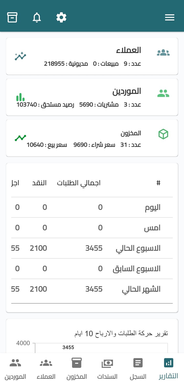 تطبيق اداره معمل الاسنان ومتابعه طلبات العيادات والاطباء