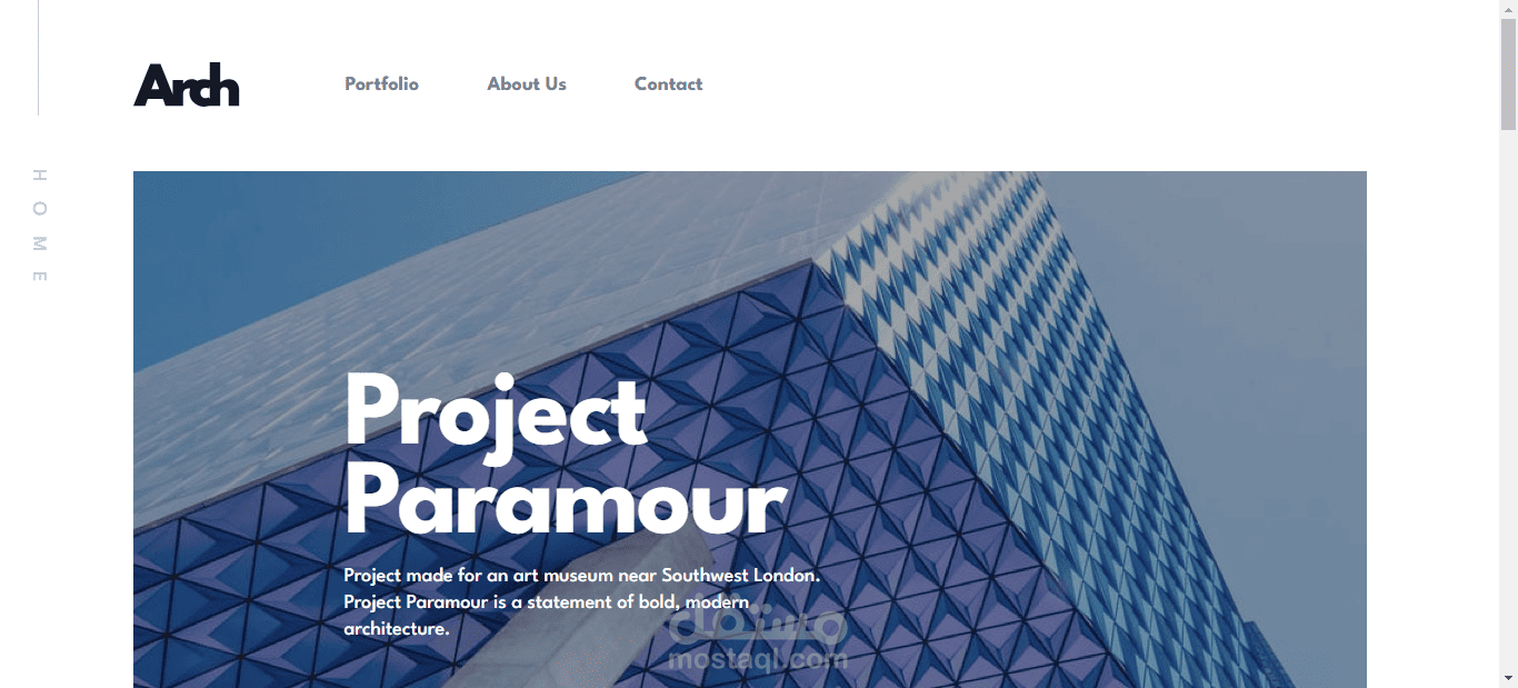 Arch Studio multi-page website | مستقل