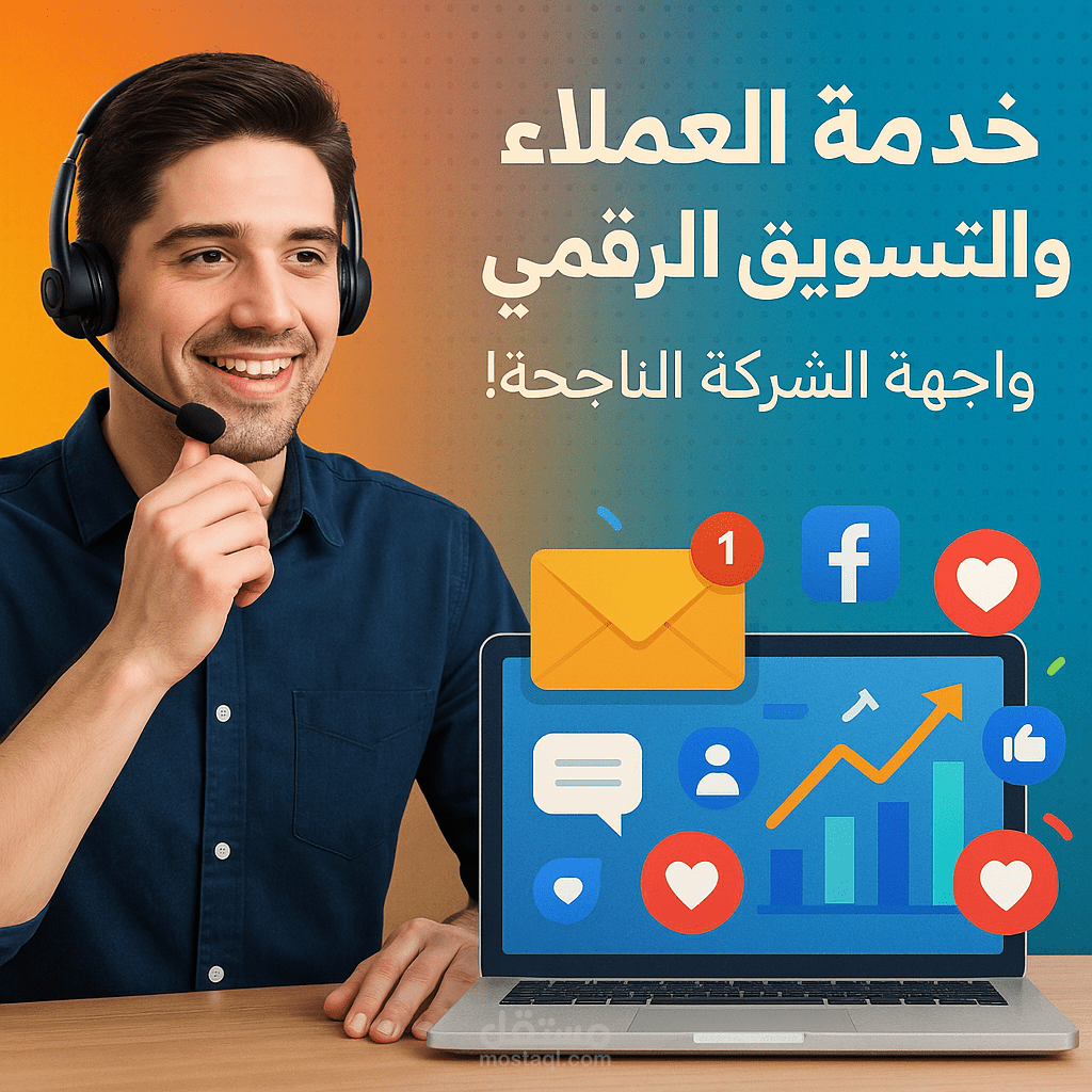 خدمة عملاء و تسويق