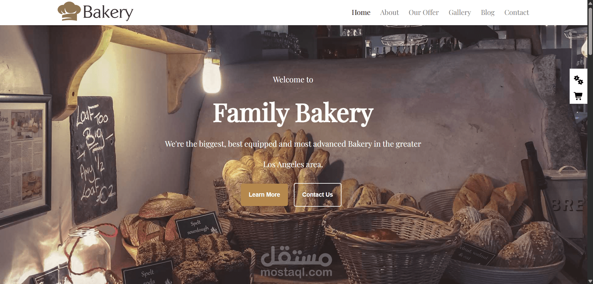 Bakery Website