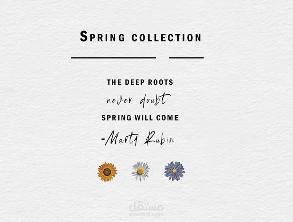 Social media post ( Spring collection )