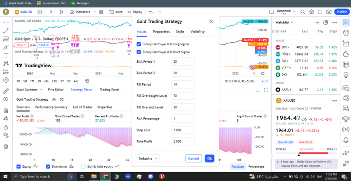 pine script at trading view