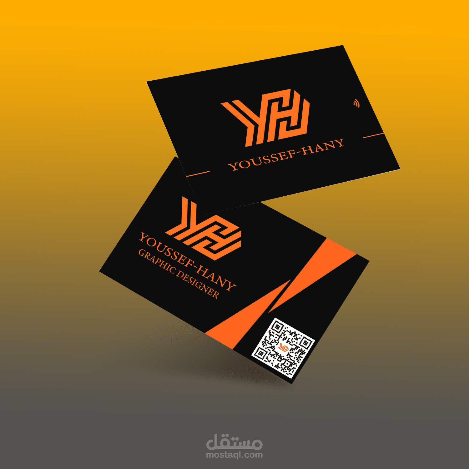 تصميم بطاقة اعمال -NFC- بزنس كارد (Business Card)