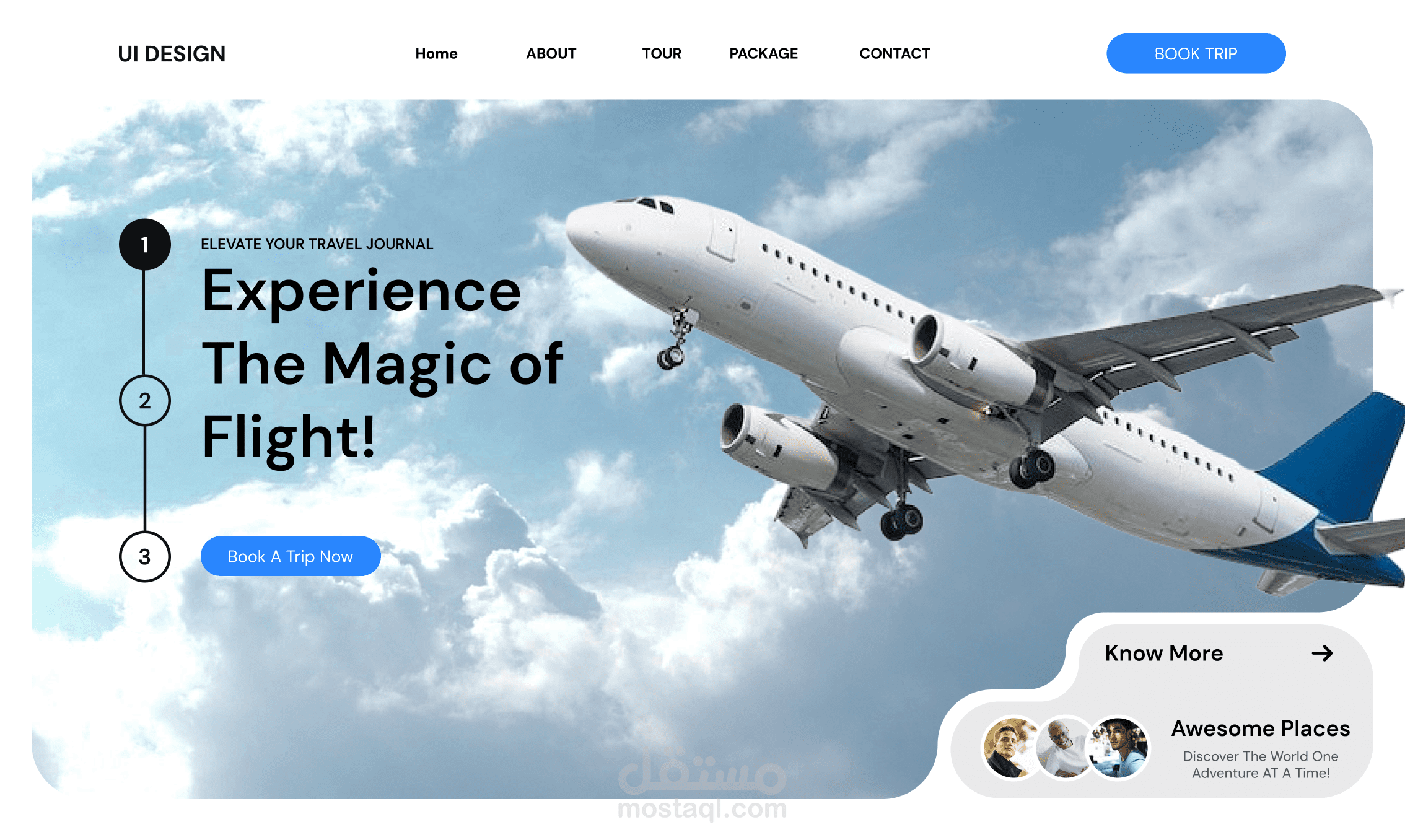 Travel Website Design- UI/UX Design