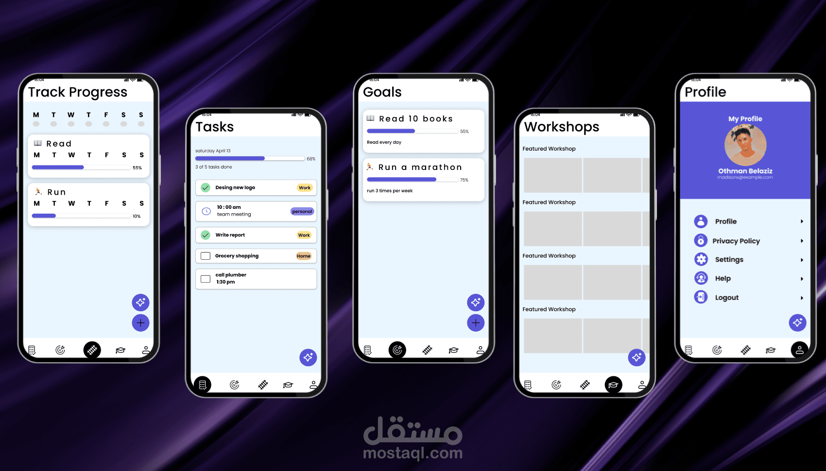 Simple task app - UI/UX Desing