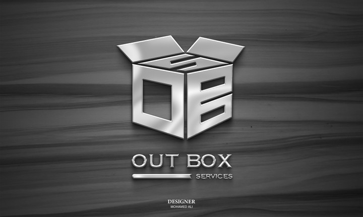 تصميم شعار شركة OUT BOX SERVICES