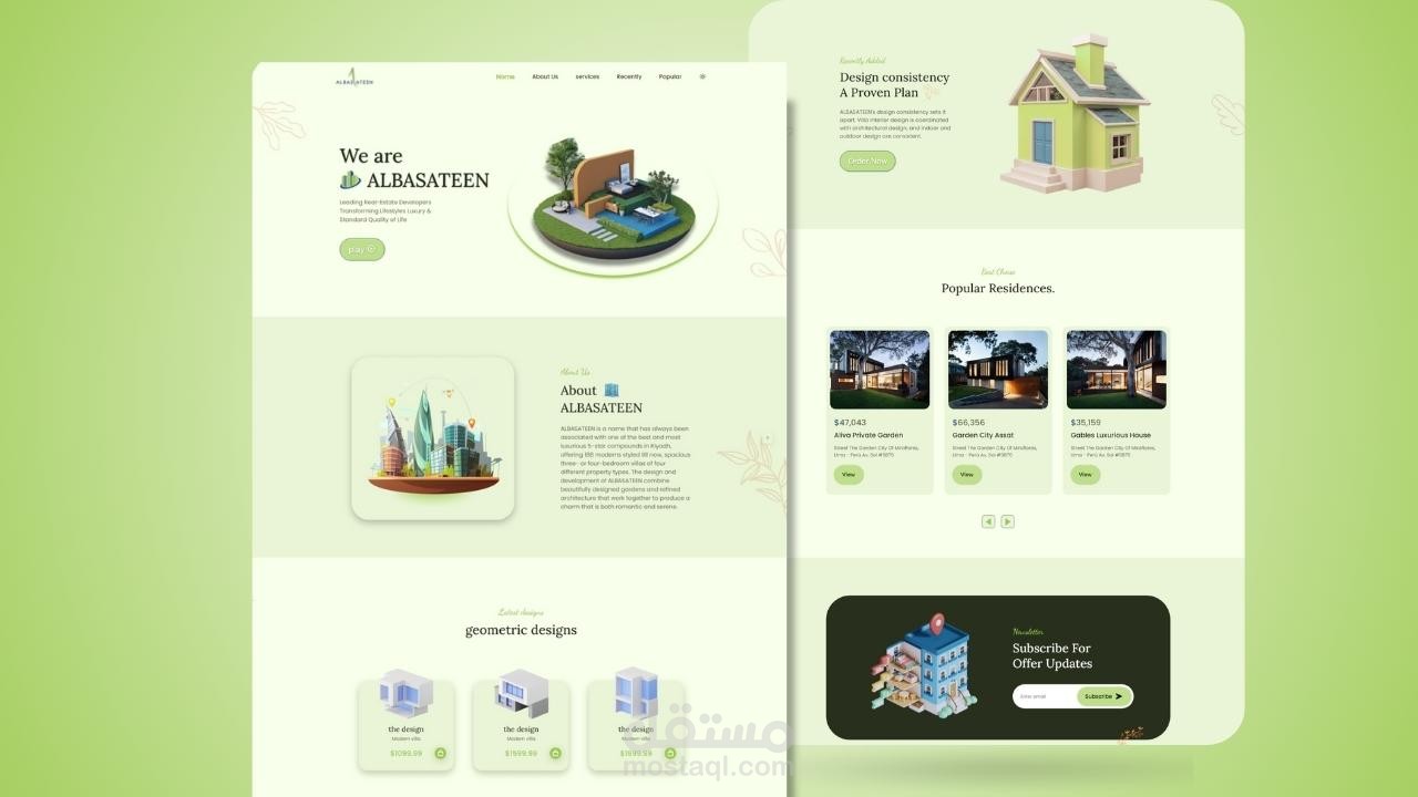 Responsive Website Albsateen