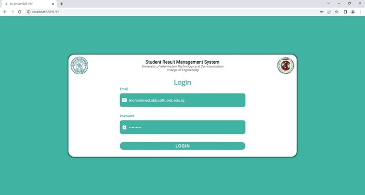 SRMS (Student Results Management System)