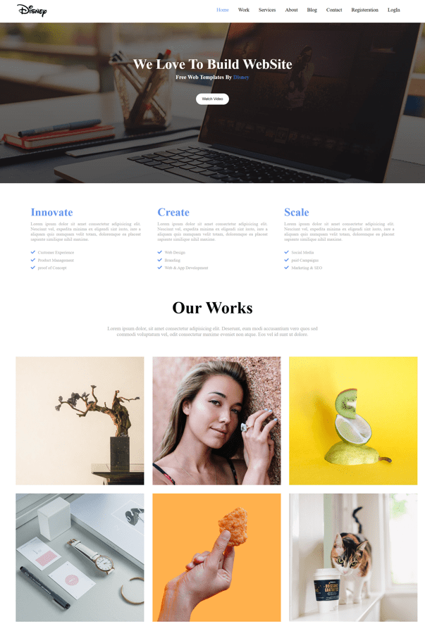 Project by HTML & CSS