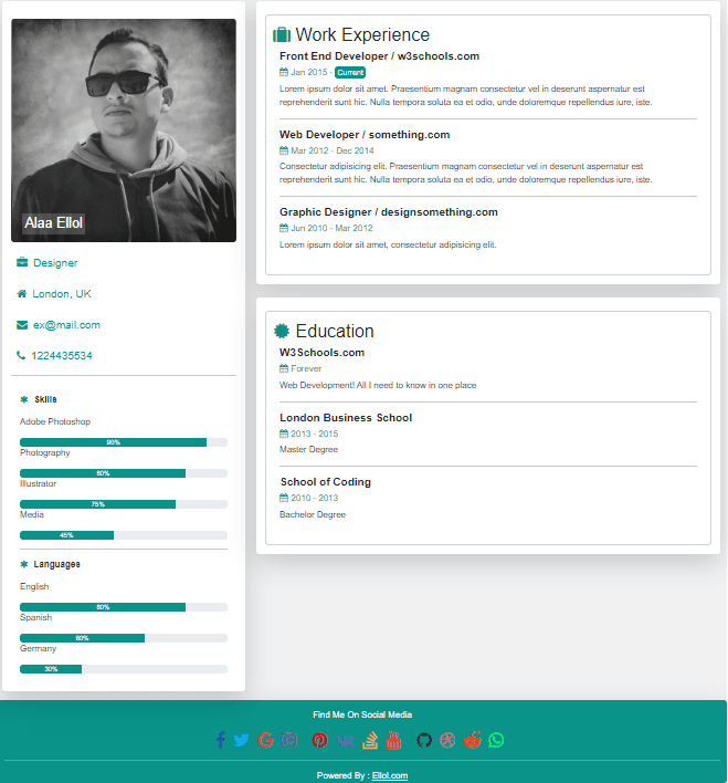 cv template