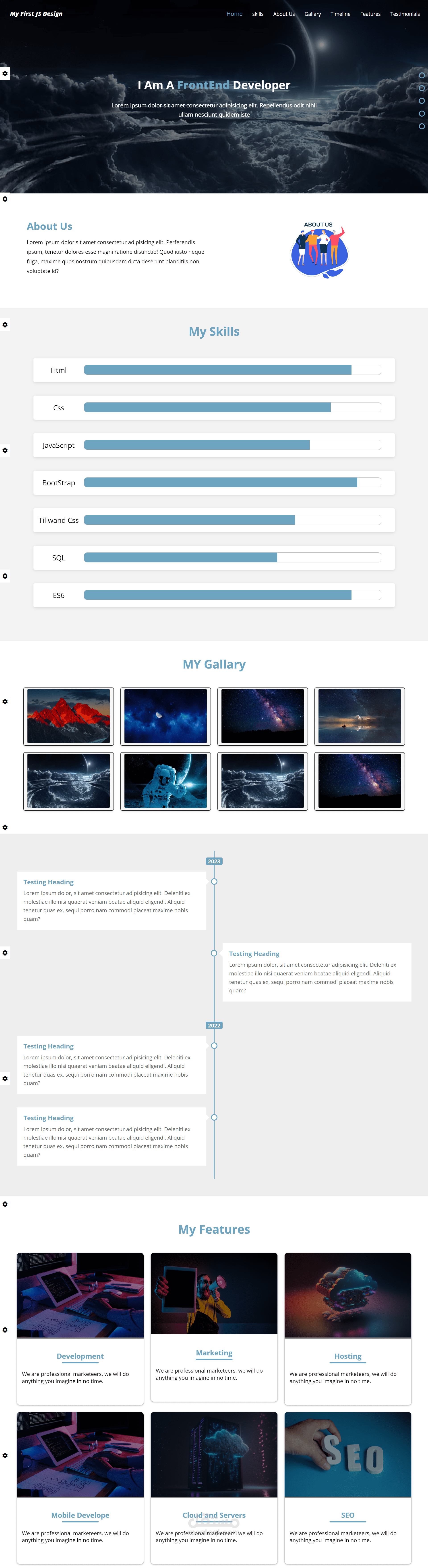 تصميم ابداعي ب JavaScript