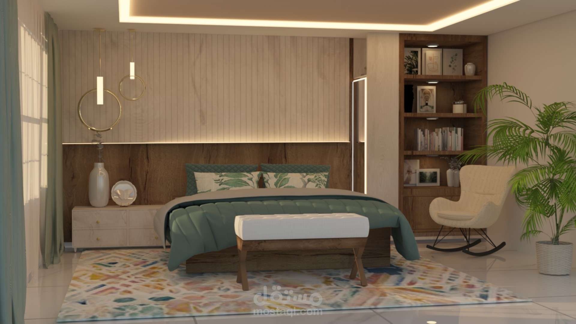 Modern bedroom