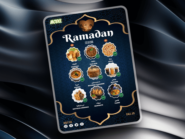 تصميم مطعم منيو Menu Restaurant بطريقة إحترافية