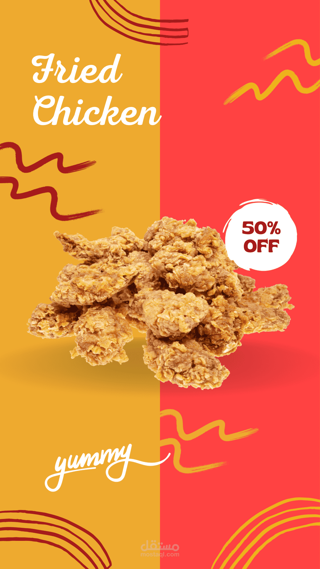 Fried chicken work | مستقل