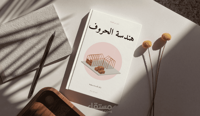 تصميم تصميم غلاف كتاب " هندسة الحروف "