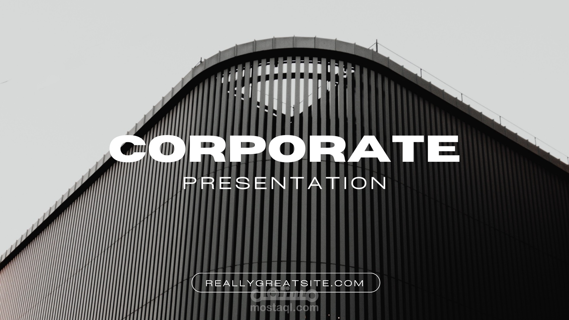 Black and Gray Modern Photocentric Corporate Presentation