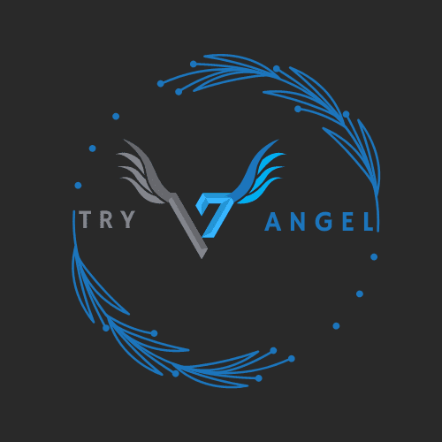 Try-Angel logo and business cards