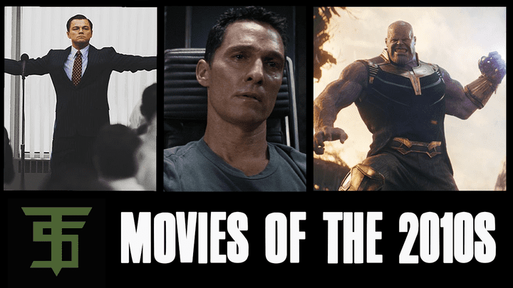 Top 5 movies of the 2010s