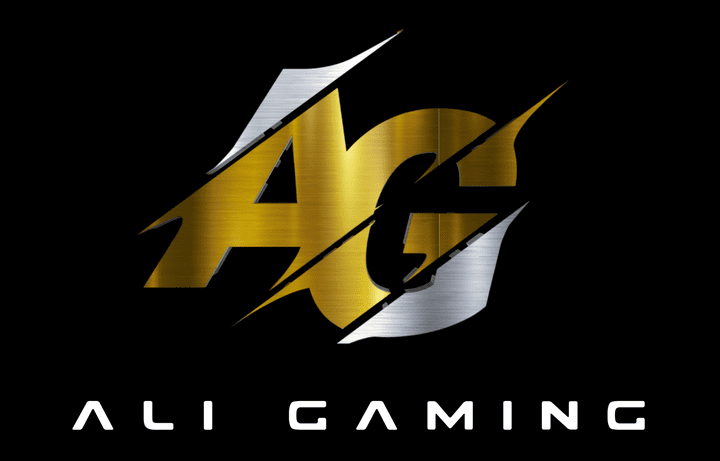 لوجو جذاب لقناة باسم Ali Gaming