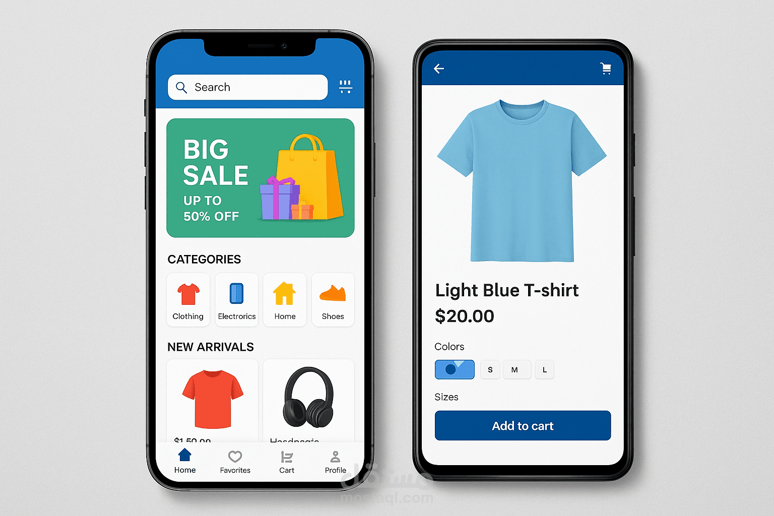 Clothing store app