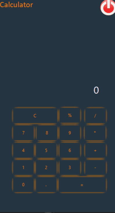 make a calc gui with frame work .Net in c#