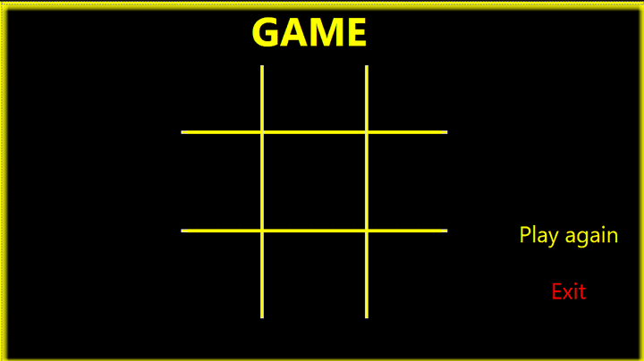 Make a Tic Tac Toe