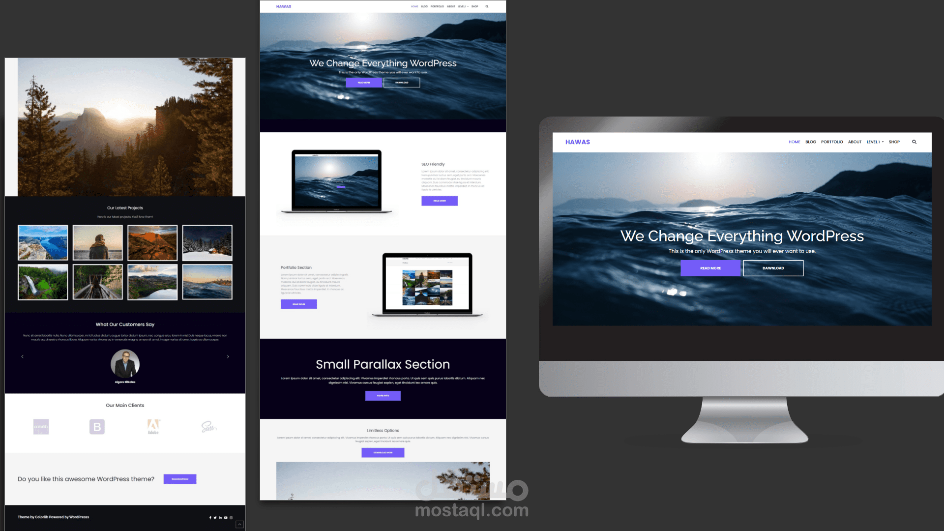 landing page