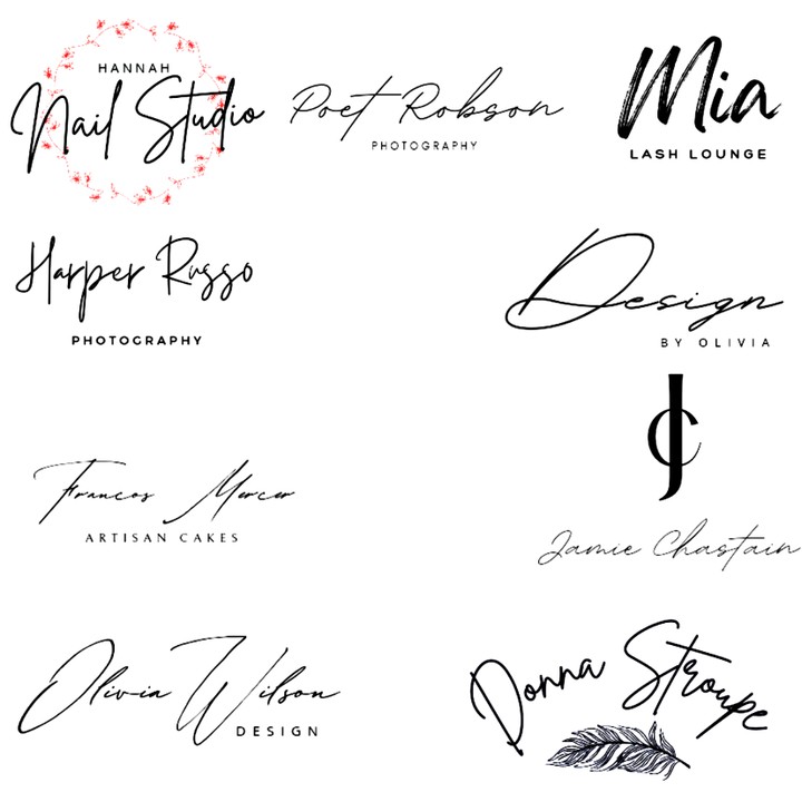 handwritten logo